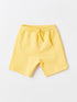 LC Waikiki Crew Neck Short Sleeve Printed Baby Boy T-Shirt and Shorts 2-Piece Set